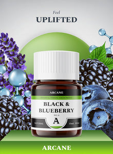 Arcane Aromatics Black And Blueberry Natural Botanical Terpene Strain Profile. Sativa Hybrid Cannabis Centric Natural Terpenes. Arcane: Live Terpenes