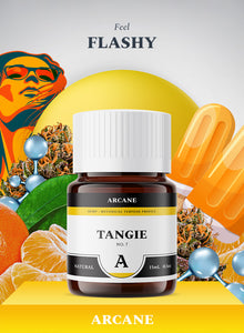 Arcane Aromatics Tangie Hemp and Botanical Terpene Strain Profile. Sativa Hybrid Cannabis Centric Natural Terpenes and Plant Essentials. Arcane: Live Terpenes. 