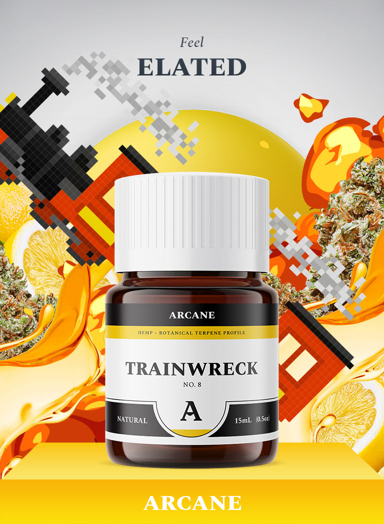 Trainwreck <br> Live Hemp & Botanical Terpene Strain Profile